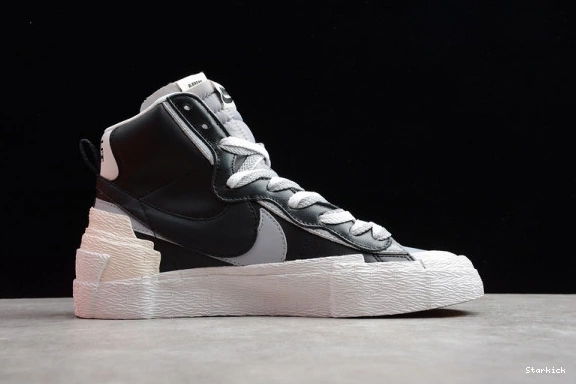 MID SACAI X BV0072-002 BLAZER GREY NIKE BLACK 0811